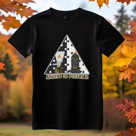 Angine de Poitrine Noir Shirt